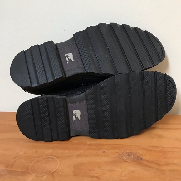 Sorel size 11 work shoes black wing tip oxfords - Picture 9 of 12